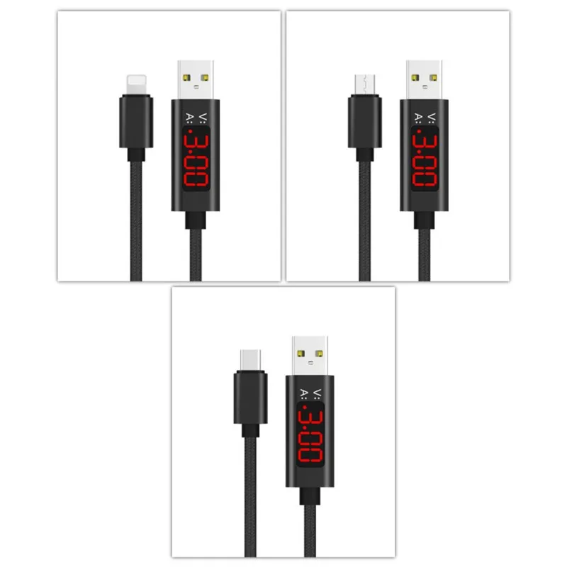 Напряжение тока интеллектуальный дисплей экран USB 2 0 Type C кабель для передачи