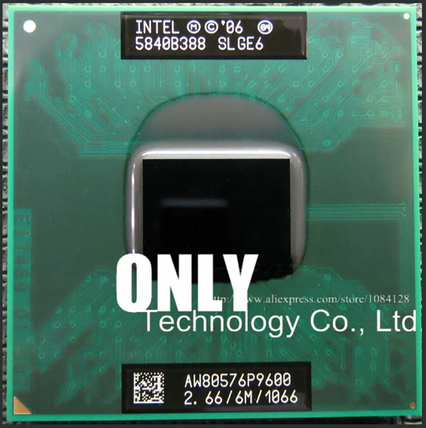 Free Shipping P9600 Core2 Duo CPU (6M Cache 2.66GHz 1066MHz FSB) laptop best chips quality | Компьютеры и офис