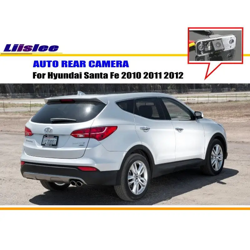 Камера заднего вида для Hyundai Santa Fe 2010 2011 2012 парковки HD CCD RCA Автомобильная камера