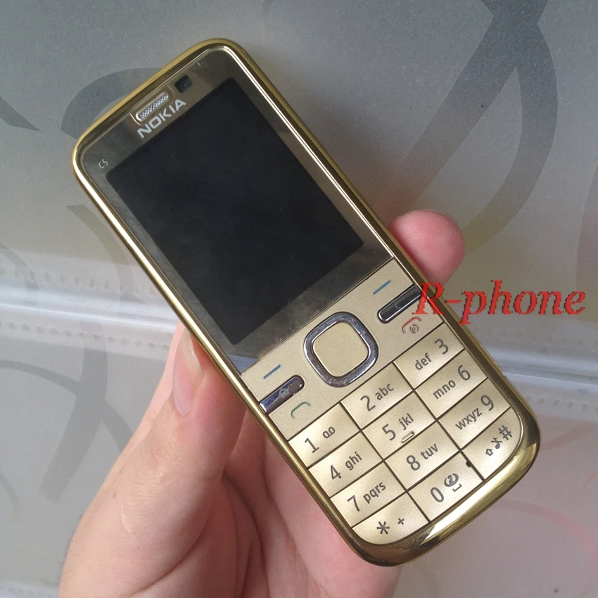 Разблокированный оригинальный NOKIA C5 C5-00 мобильный телефон Иврит Арабский Русский