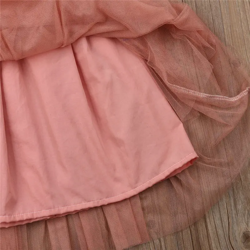 Princess Tulle Dress for Baby Girls Summer Kids Clothes Baptism Party Wedding Costume Toddler Lace Tutu Children Clothing | Детская