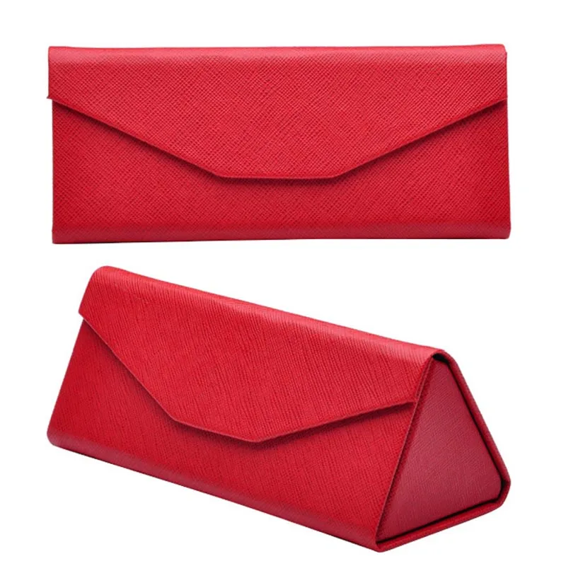 Foldable Glasses Box Lightweight Leather Sunglasses Case for Men Women KA-BEST | Аксессуары для одежды