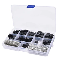 620pcs 2 3 4 pin dupont connector wire cable connectors 2 54 mm jumper header housing kit male crimp pins female pin terminal