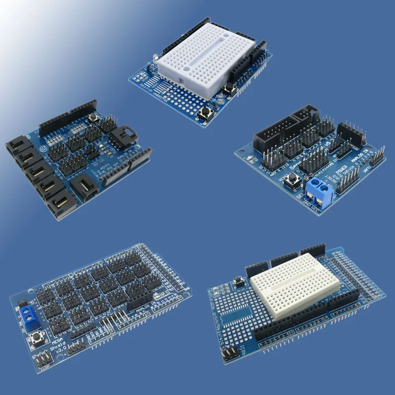 V4.0 цифровой аналоговый модуль V1.0 V2.0 V5.0 сенсорный щит для Arduino UNO Proto ProtoShield V3 MEGA
