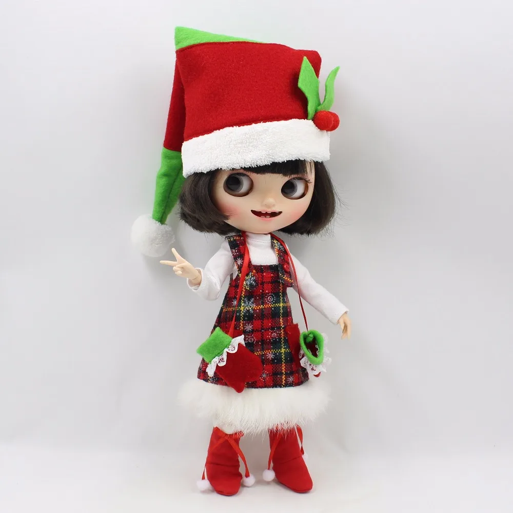 Ледяной DBS Blyth кукла ледяной bjd Рождественский костюм зимняя одежда