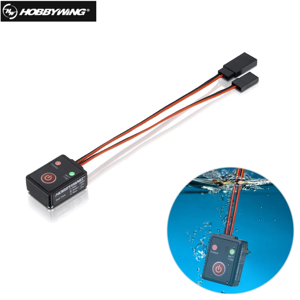 1 шт. Hobbywing электронный выключатель питания 12A 2S LiPo RC батарея индикатор протектор |
