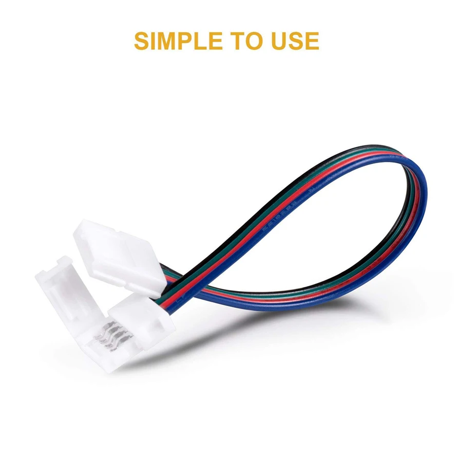 10 шт. 20 штук мм 4 Pin Светодиодные ленты разъем для 5050 RGB светильник SM Мужской