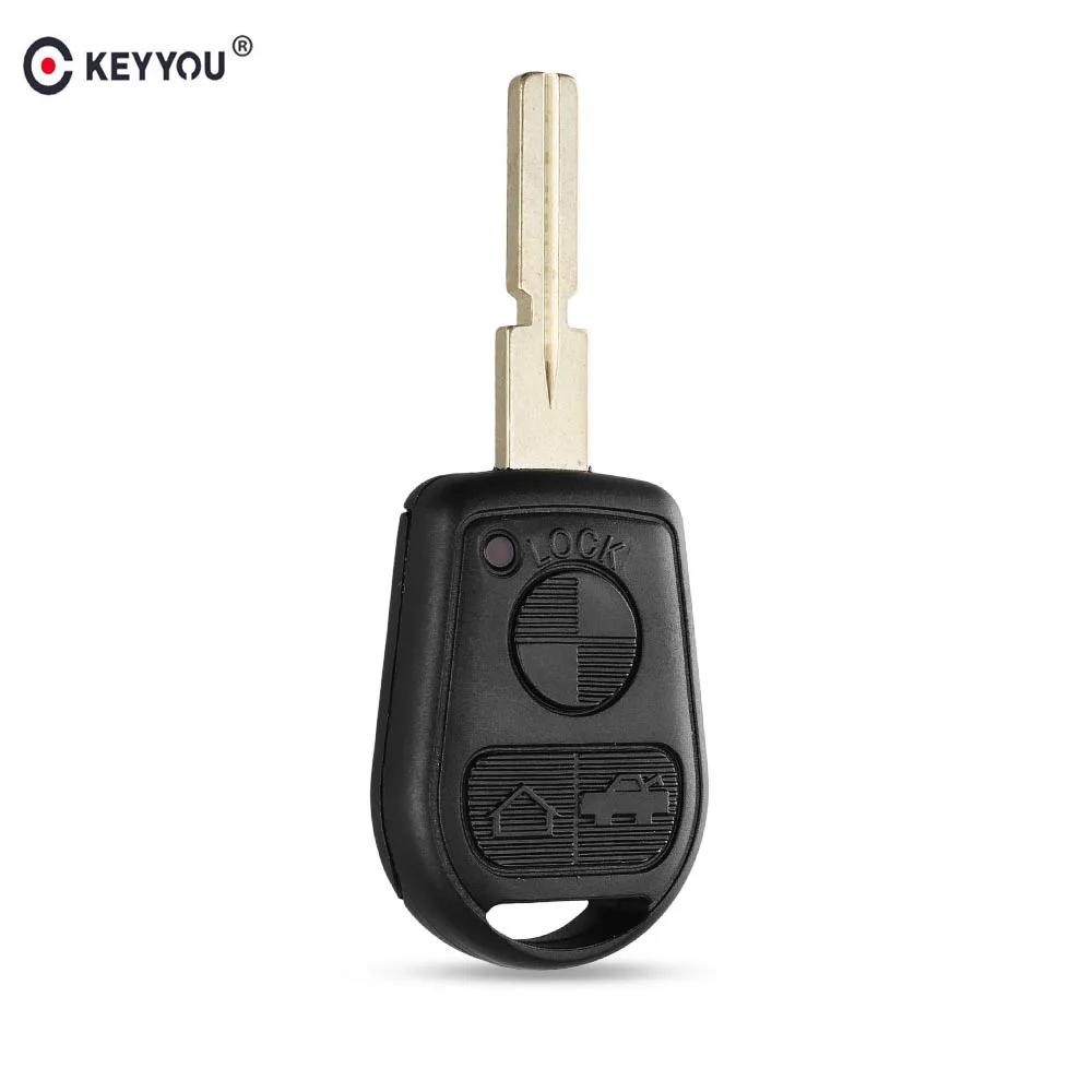 Чехол для ключей KEYYOU 3 кнопки без лезвия BMW E31 E32 E34 E36 E38 E39 E46 Z3 чехол выреза|shell