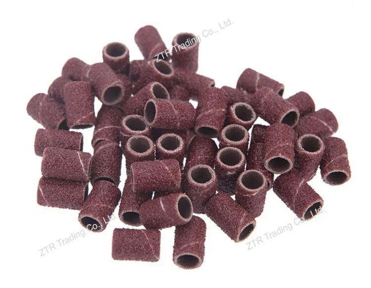 30 шт. шлифовальные ленты рукава сверла для дизайна ногтей диаметр 6 35 дюйма 80 120 180