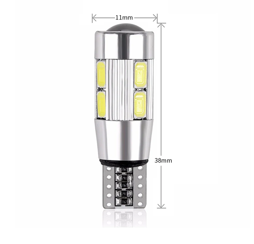 T10 W5W 2X5 Вт 5630 10 SMD led Чип 194 белый 6000 k Буле 8000 k глубокий Буле 10000 k оформления/инструмент/Подсветка салона