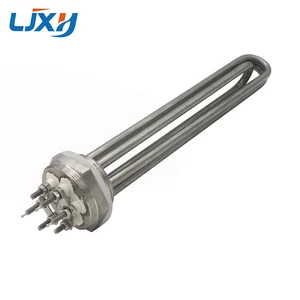 Нагревательный элемент LJXH 2 дюйма BSP для резервуара с солнечной батареей DN50 с резьбой 58 мм, электрическая нагревательная труба из нержавеющей стали 304