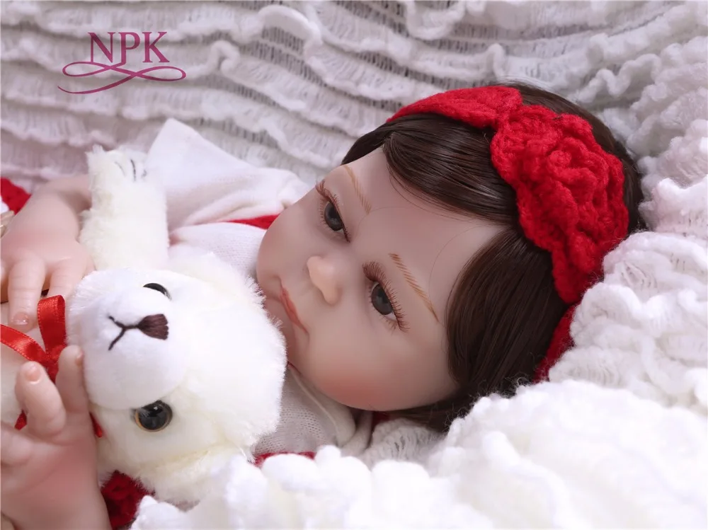 Bonecas reborn Girl bebe 20&quot50cm full silicone baby dolls toys for children gift can bathe newborn alive doll | Игрушки и хобби