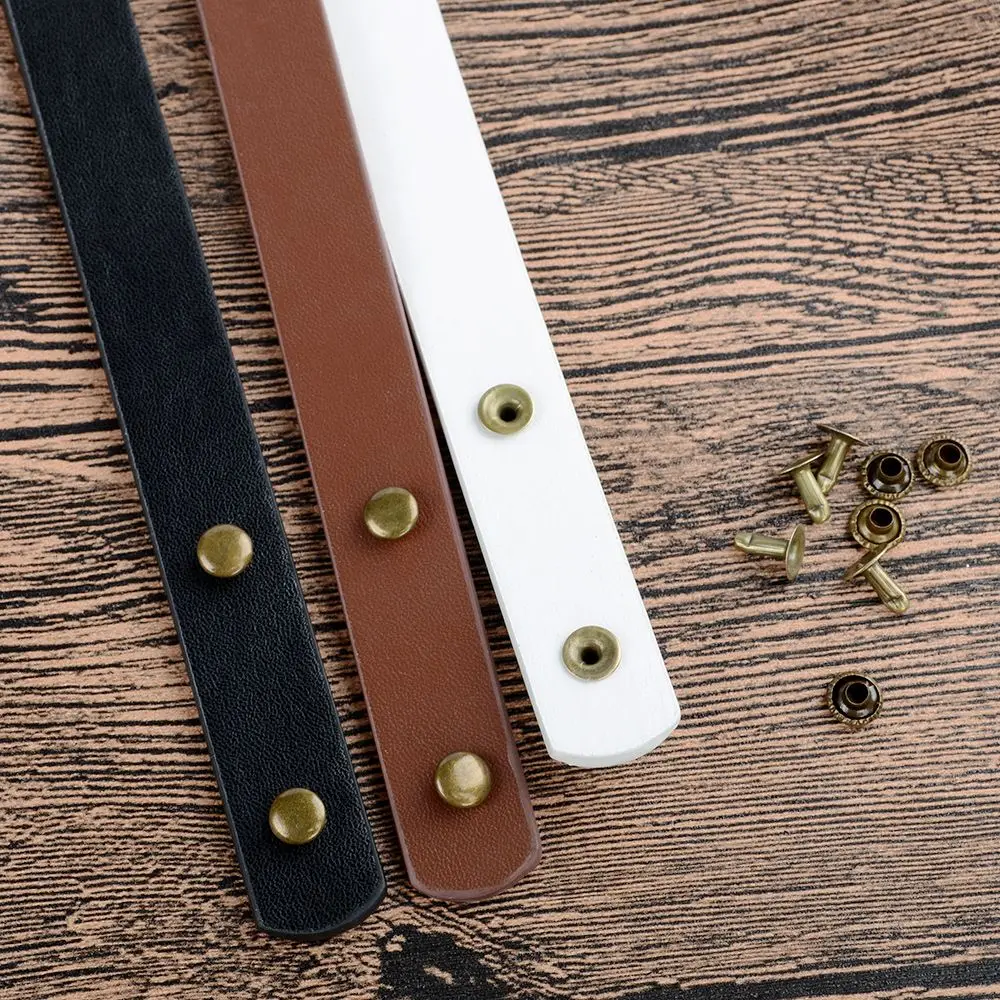 DIY Женщины Девушки Сумка через плечо из искусственной кожи части заклепки сумка ремни ручка аксессуары пряжки ремни