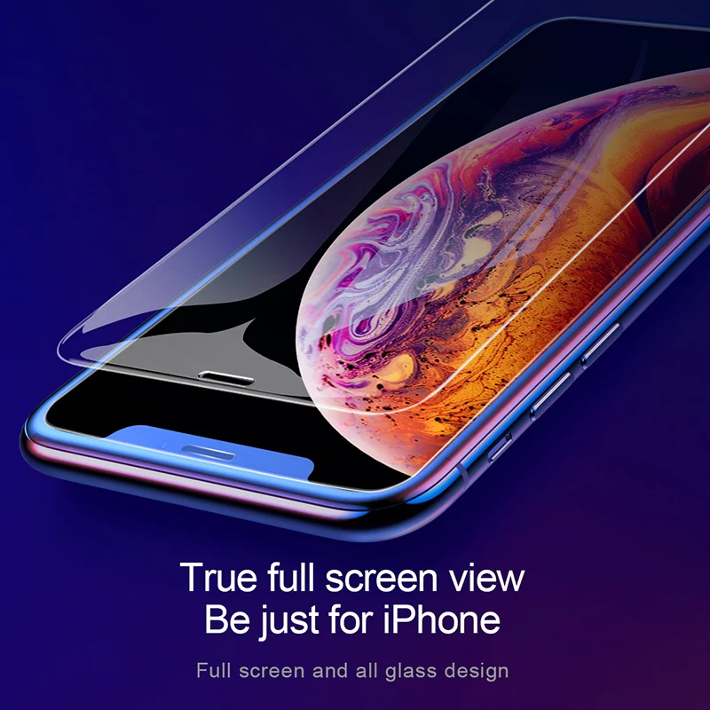 Защита экрана Baseus для iPhone Xs Max XR стекло мм закаленное 9h Тонкий 0 3 X защитное