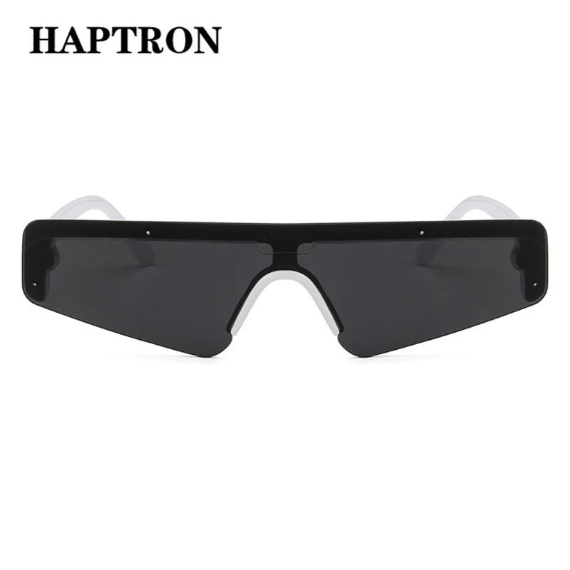 HAPTRON, модные, полуоправа, прямоугольные, квадратные солнцезащитные очки, для женщин и мужчин, Роскошные, брендовые, Ретро стиль, хип-хоп, хиппи, для вождения, солнцезащитные очки