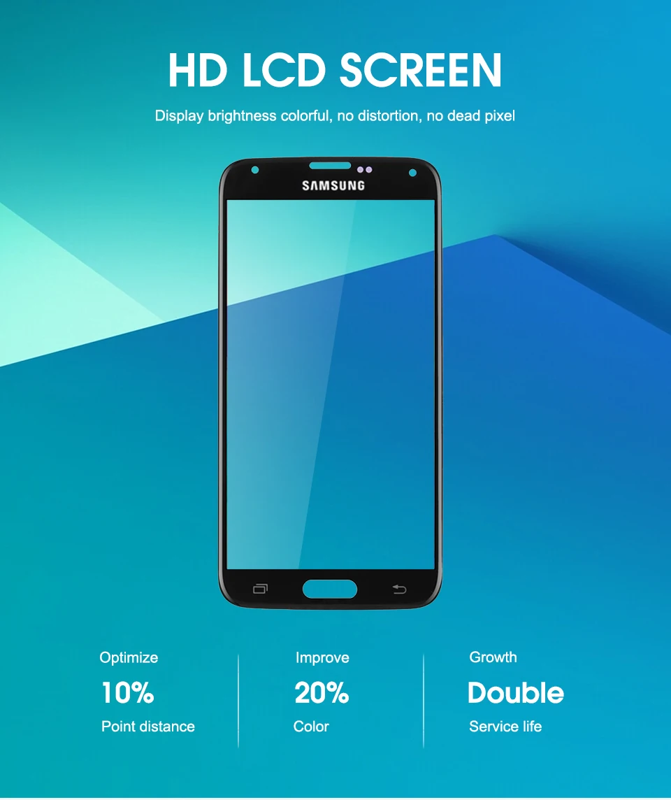 Sinmaytai 5,1 ''Супер AMOLED ЖК-дисплей для SAMSUNG Galaxy S5 ЖК-дисплей G900 G900F G900M G900H G900V SM-G900F сенсорный экран