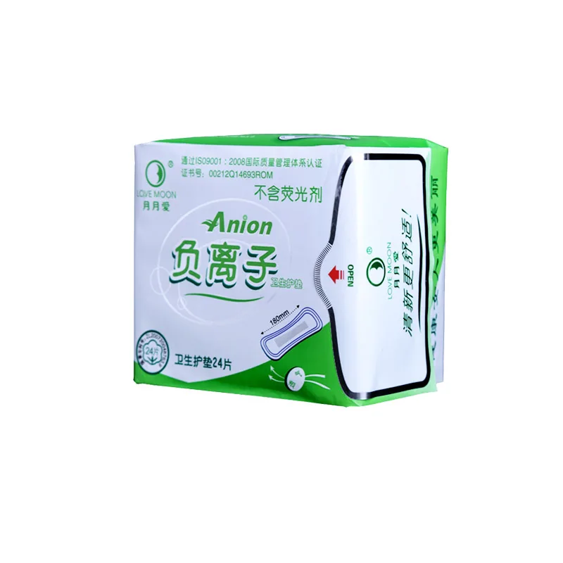 5 упаковок Love Moon Anion гигиенические прокладки, Женский гигиенический продукт Winalite анион гигиенические прокладки одноразовый жгут для женщин лайнер
