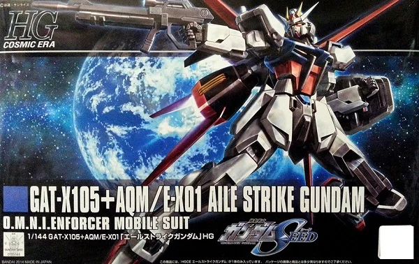 STRIKER Bandai оригинальная модель Gundam HGUC 1/144, RX-78 свободы, единорог, предназначение, броня, распакованный мобильный костюм, детские игрушки с держателем - Цвет: STRIKER