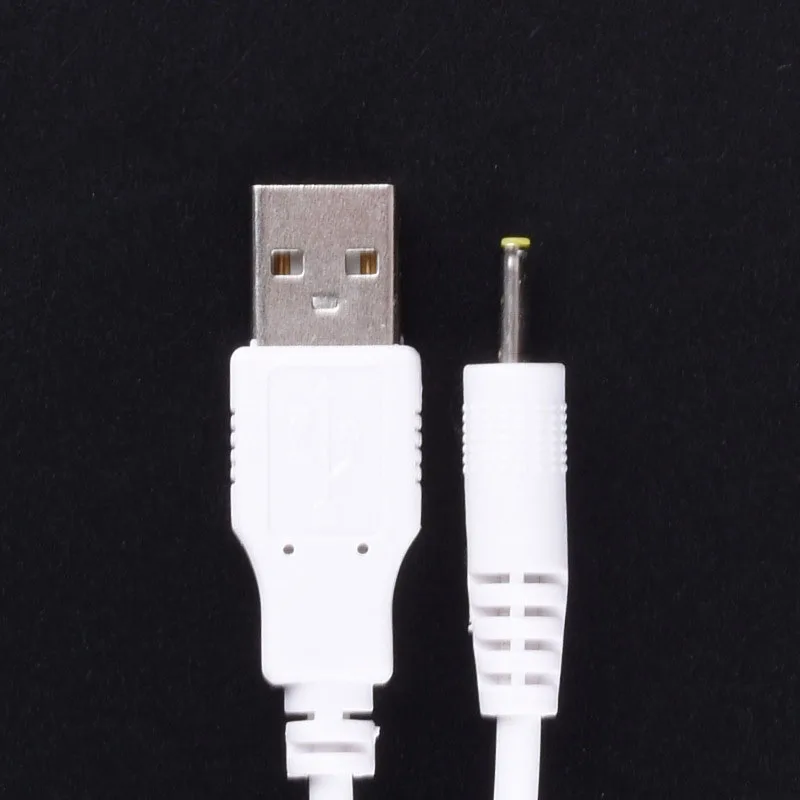 Адаптер питания постоянного тока штекер USB преобразует в 2,5*0,7 мм/DC 2,5*0,7 белый разъем с кабелем соединителя шнура