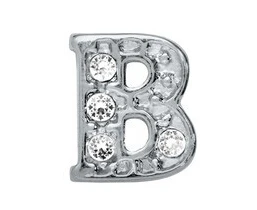 20 шт./лот Алфавит со стразами буквы A-M можно выбрать подвески из сплава сделай сам