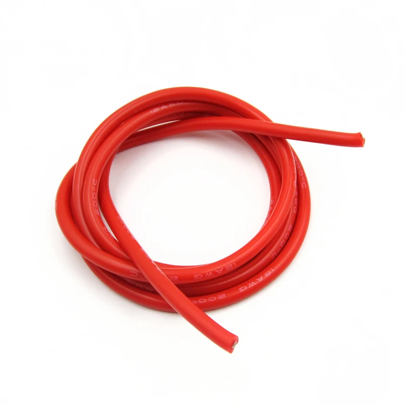 Новый гибкий электронный кабель 2 м 12awg многожильный медный электрический из