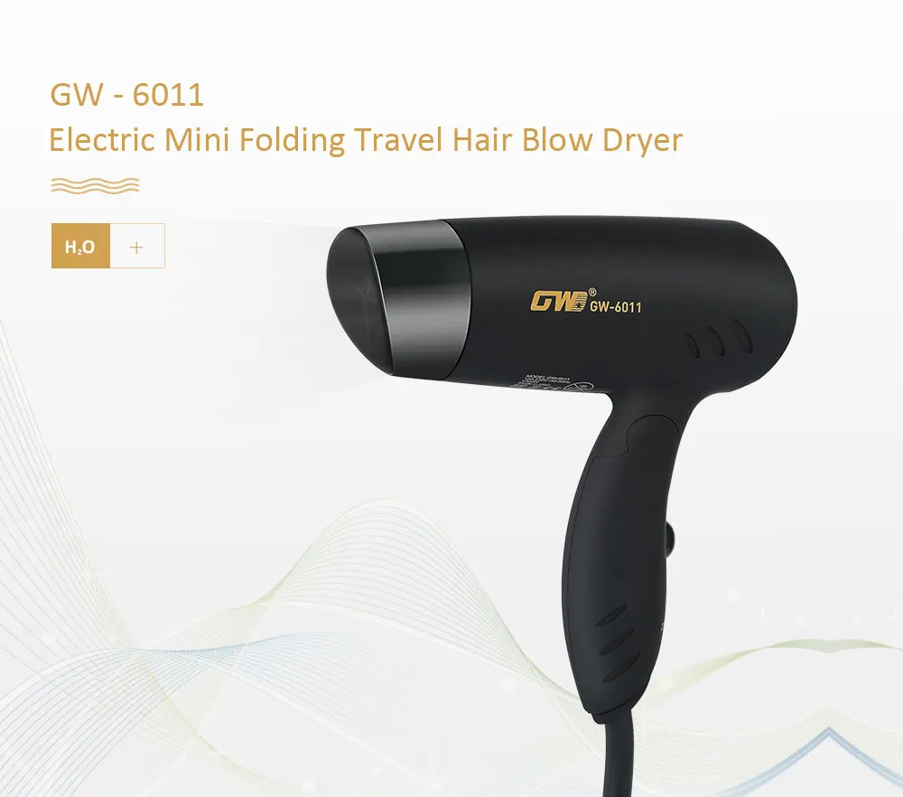 New Professional Electric Mini Hair Dryer Folding Compact Travel Hair Styling Blow Dryer Foldable Handle EU Plug Hair Diffusers