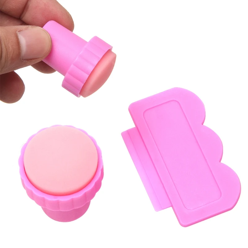 Лак для ногтей набор штампов маникюра штамповочные пластины штамповочный