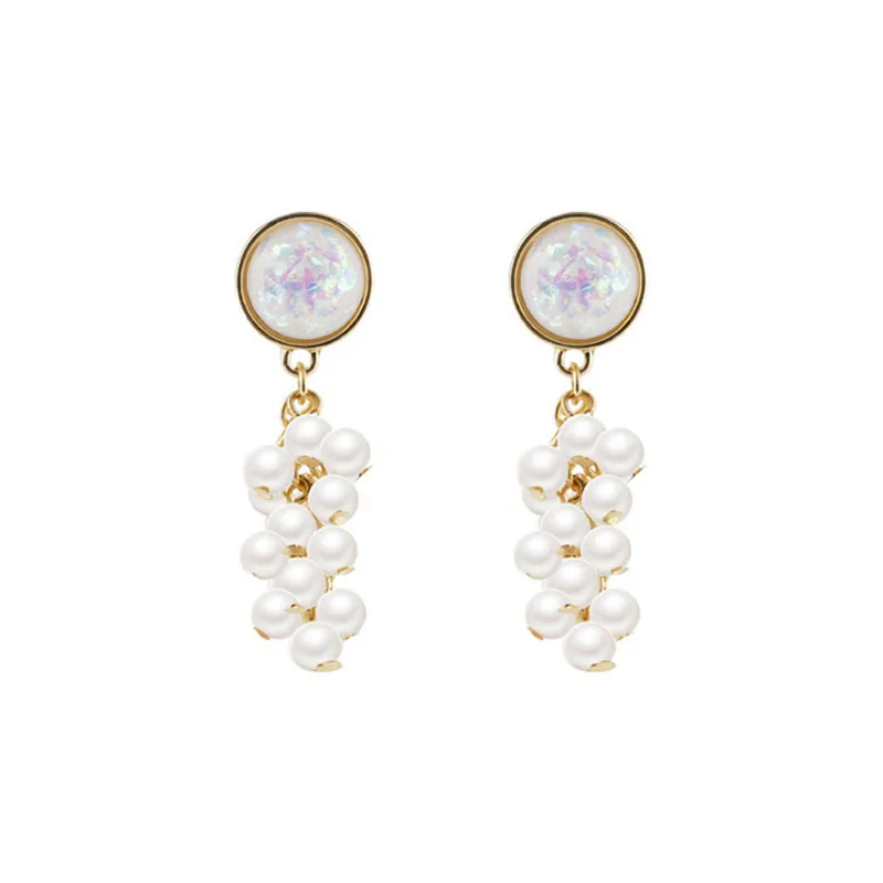 2019 Women's Earrings Simple Retro Pearl For Women Accessories Fashion Long Dangle Jewelry Bohemian Bijoux | Украшения и
