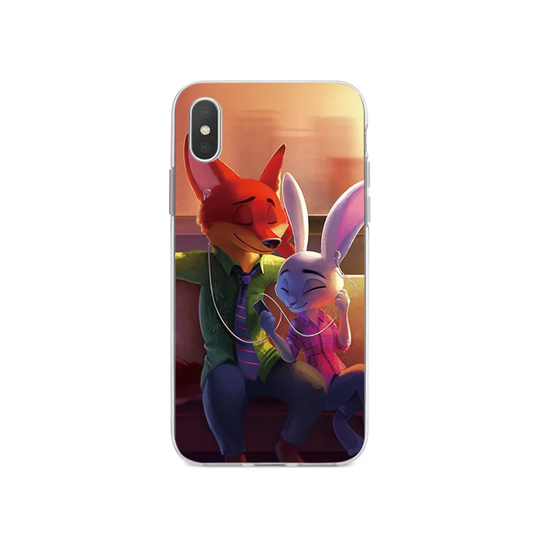 Чехол для Телефона iPhone 6 6S 7 8 Plus 5 5S SE силиконовый чехол с рисунком кролика Пикачу X