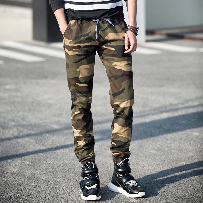 Jogger pants Chinos Skinny joggers Camouflage men military Casual Sweat Camo Gymshark Men trousers | Мужская одежда