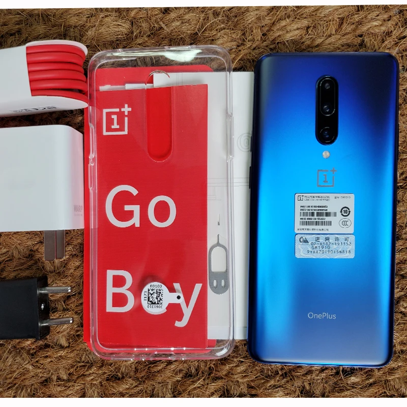 Мобильный телефон с глобальной ПЗУ Oneplus 7 Pro, 6 ГБ ОЗУ, 128 Гб ПЗУ, Восьмиядерный процессор Snapdragon 855, 6,67 дюймов, AMOLED, камера 48 МП, 4000 мАч