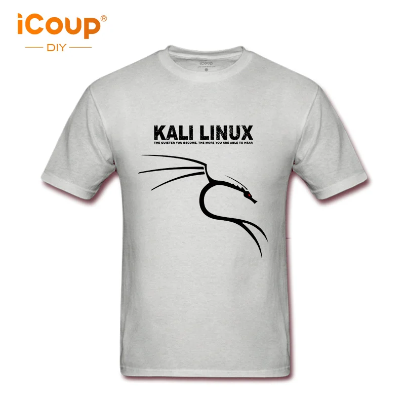 2018 iCoup Мужская Kali Linux мультфильм хлопок Высокое качество Повседневная