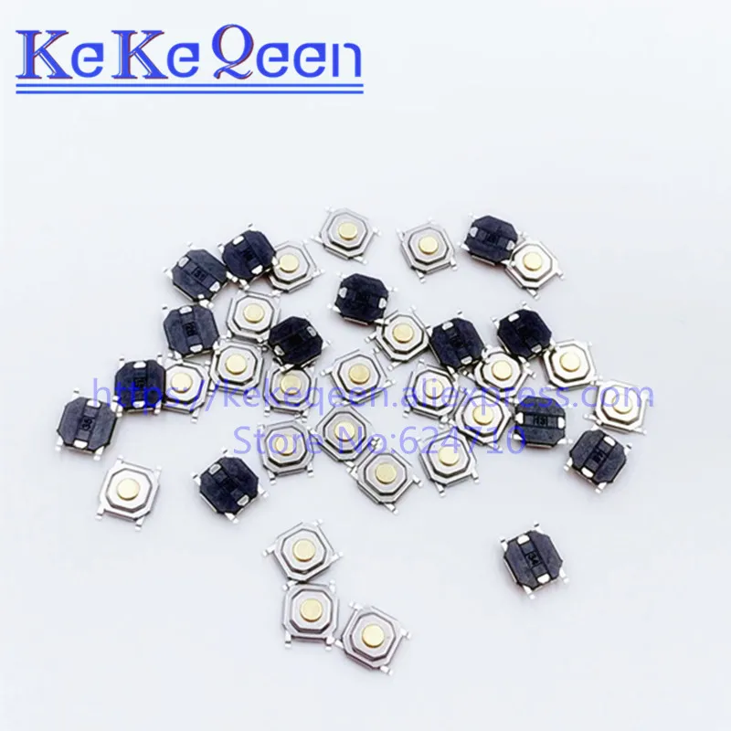 100 шт./лот 5 2*5 2*1 мм 2x5 2x1 SMD 4 фута кнопочный переключатель микропереключатель