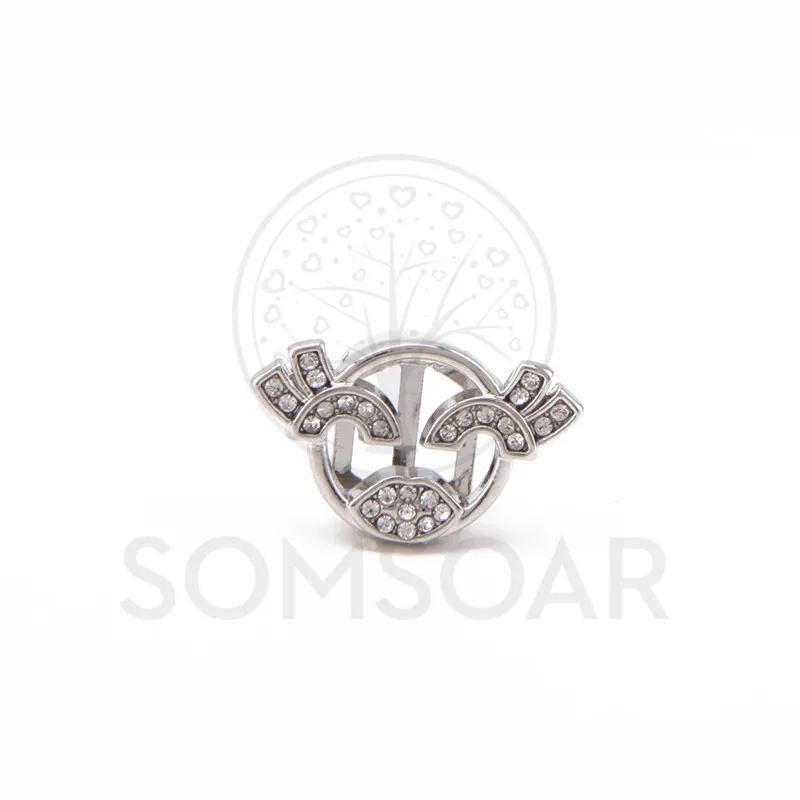 Somsoar ювелирные изделия Длинные Изящные Подвески с кристаллами для девушек