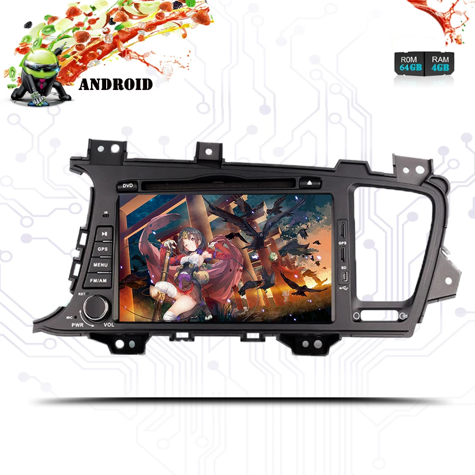 Android 9 0 rk3188 8 ядерный автомобильный Видео dvd GPS Navi плеер с 3/4g lte wifi для KIA K5 Optima 2011 +