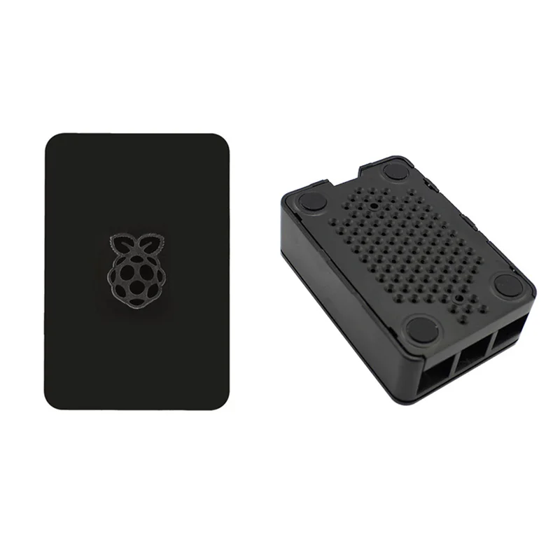 Elecrow Raspberry Pi 3 Чехол Пластик ABS черный с комплект охлаждения В виде ракушки чехол