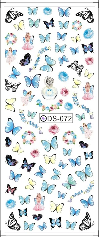 HOT SALE 2015 new product Beautiful Butterfly Water Tranfer Nail Art Sticker Beauty Foil Decals DIY Wraps Accessories | Красота и