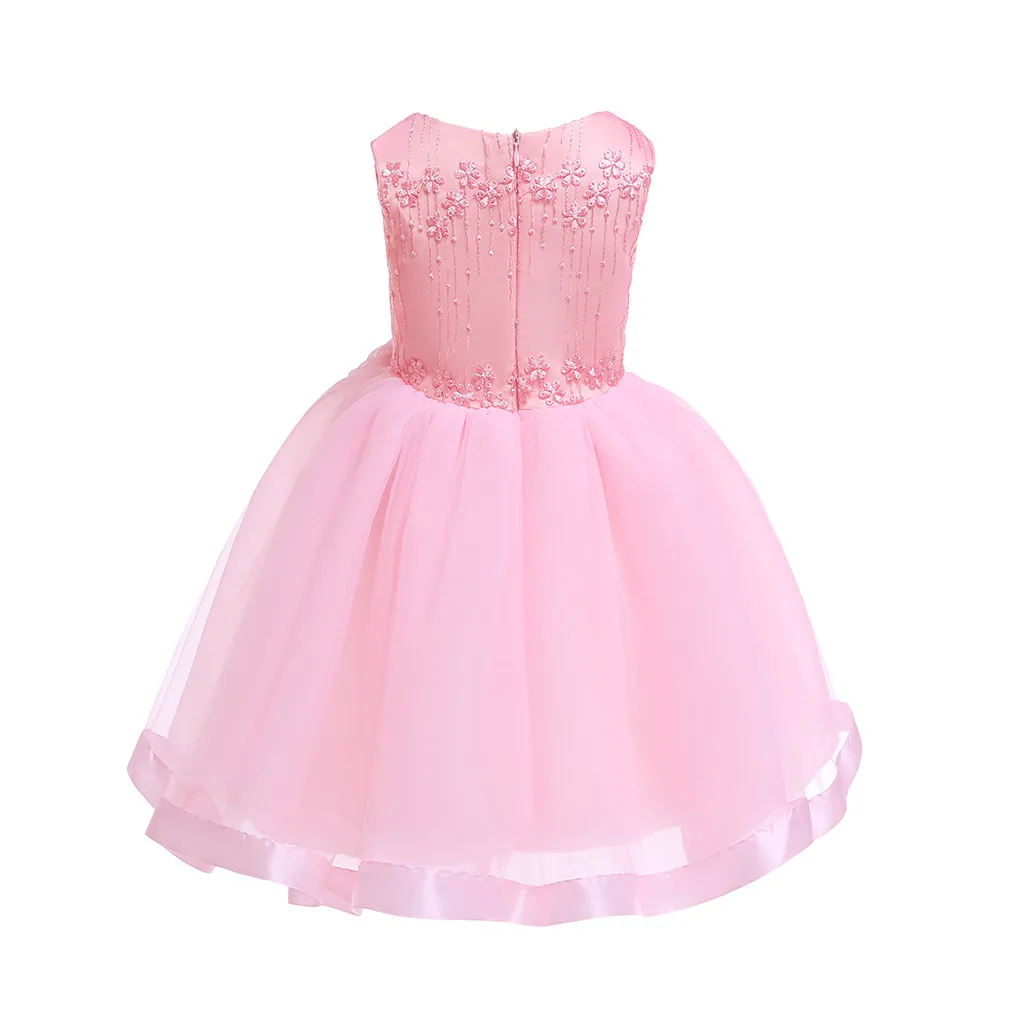 Floral Baby Girl Princess Bridesmaid Pageant Gown Birthday Party Wedding Dress Beautiful Fashion Girls Infant Dresses | Детская одежда