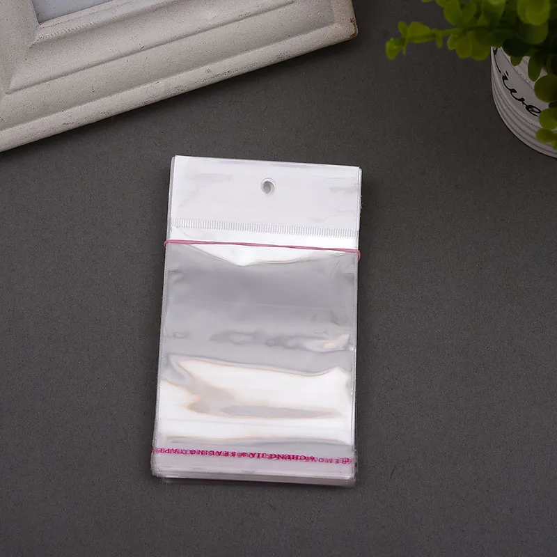 Прозрачная Самоклеющаяся пластиковая сумка для хранения OPP поли упаковка