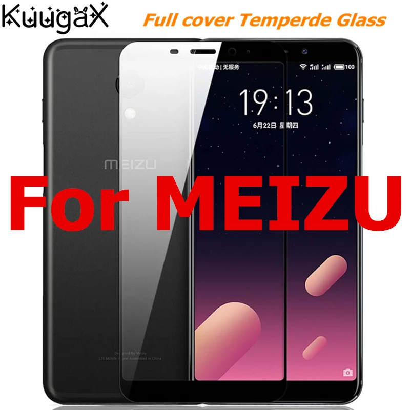 Полное покрытие из закаленного стекла для MEIZU M6 M6T M6S U20 10 PRO7 M5 экранный Защитный
