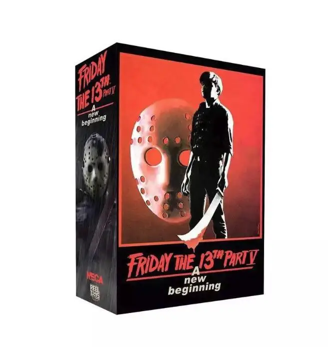 Оригинальная экшн-фигурка NECA в виде пятницы 13TH Part 5 новая начальная Jason ПВХ 18 см |
