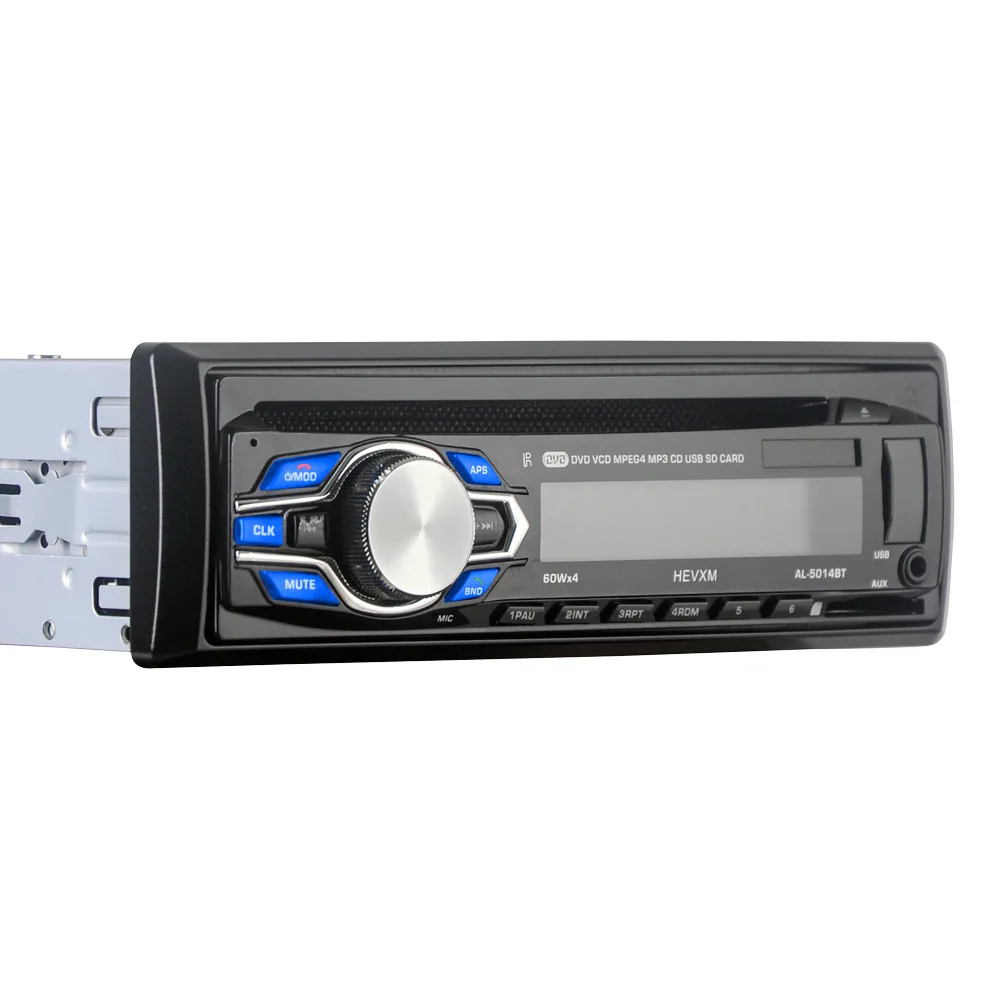 12 В Универсальный автомобильный DVD плеер 1 Din CD Bluetooth/Аудио/MP5/DVD/USB/SD FM Aux вход