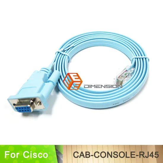 Сетевой маршрутизатор длиной 6 футов кабель CAB-CONSOLE-RJ45 RS232 DB9 к RJ45 для