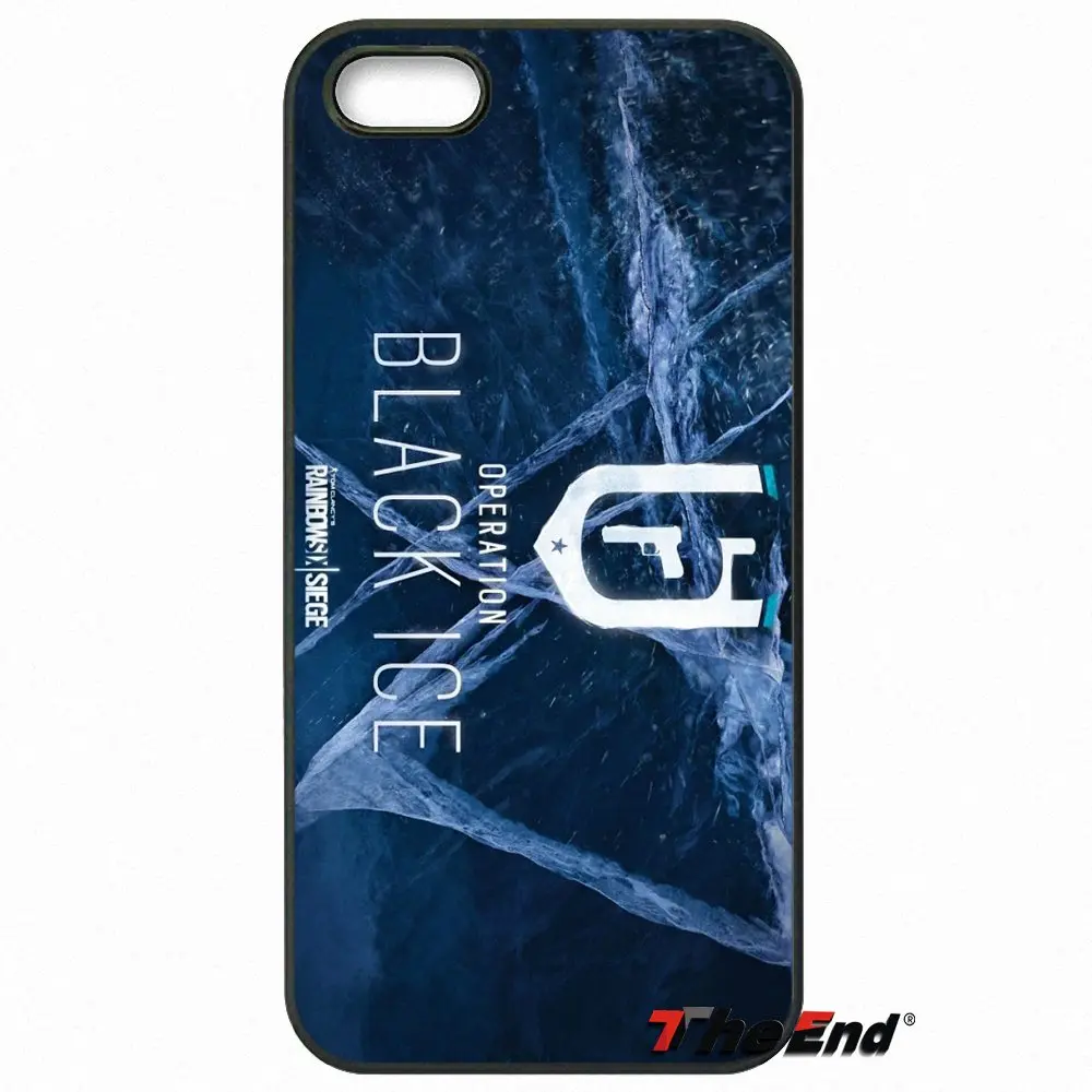 Прохладный Rainbow Six осада Управление логотип Cell чехол для iPhone X 4 4S 5 5C SE 6 S 7 8 плюс Galaxy