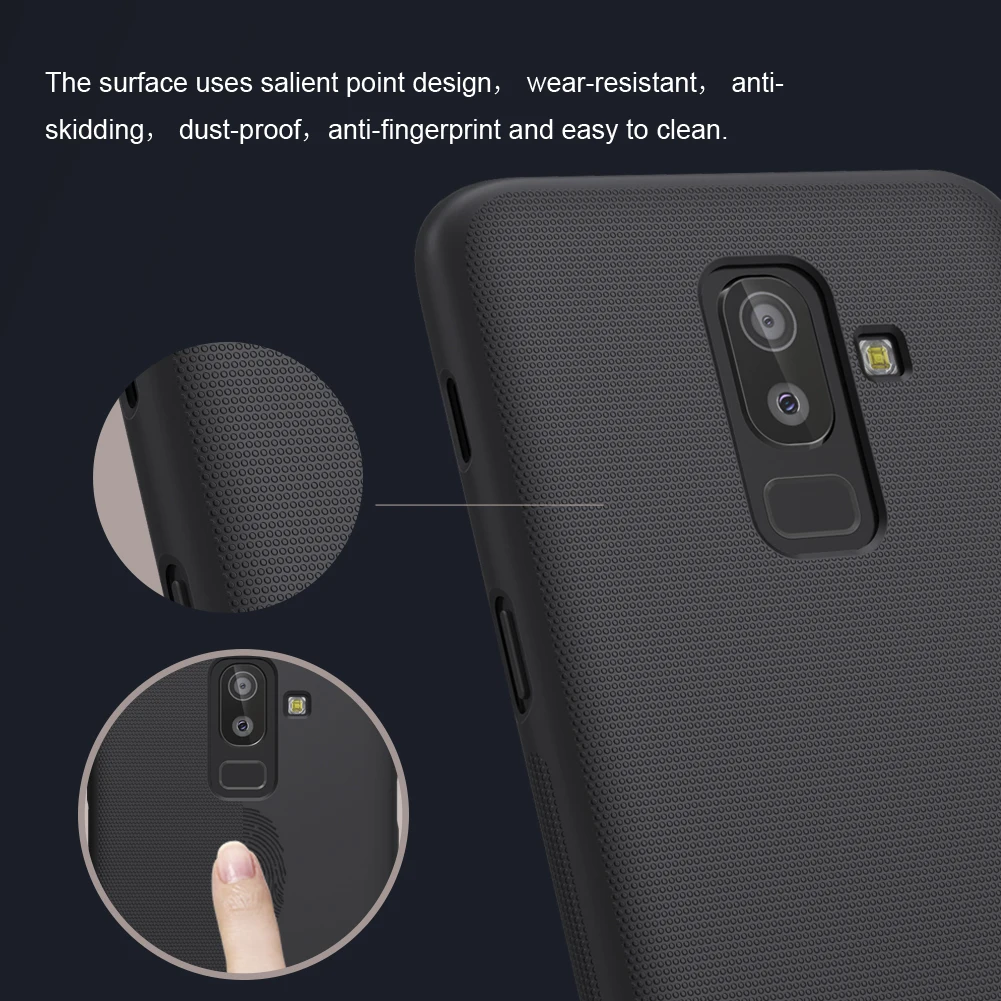 Чехол для Samsung Galaxy j8 матовый чехол Nillkin задняя крышка | Мобильные телефоны и