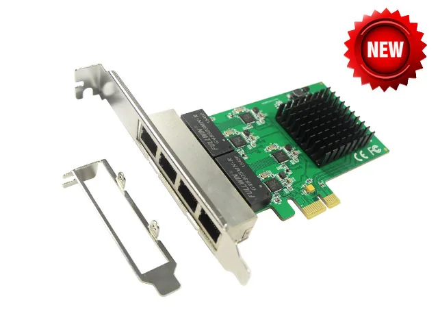 PCI Express 4 порта гигабитный Ethernet контроллер карты RTL8111 чипсет поддержка