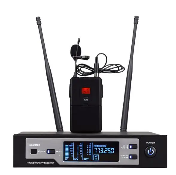 f SKM-9100 Профессиональный цифровой микрофон беспроводной истинный микрофон разнообразие для крупномасштабной производительности skm микрофон - Цвет: f