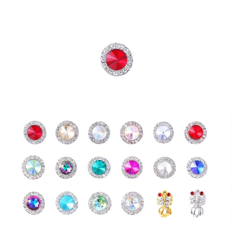 Mtssii High Speed Rotating Rhinestone for Nails 2018 Creative Nail Art Decoration Best Selling Design Accessories 18 Types | Красота и