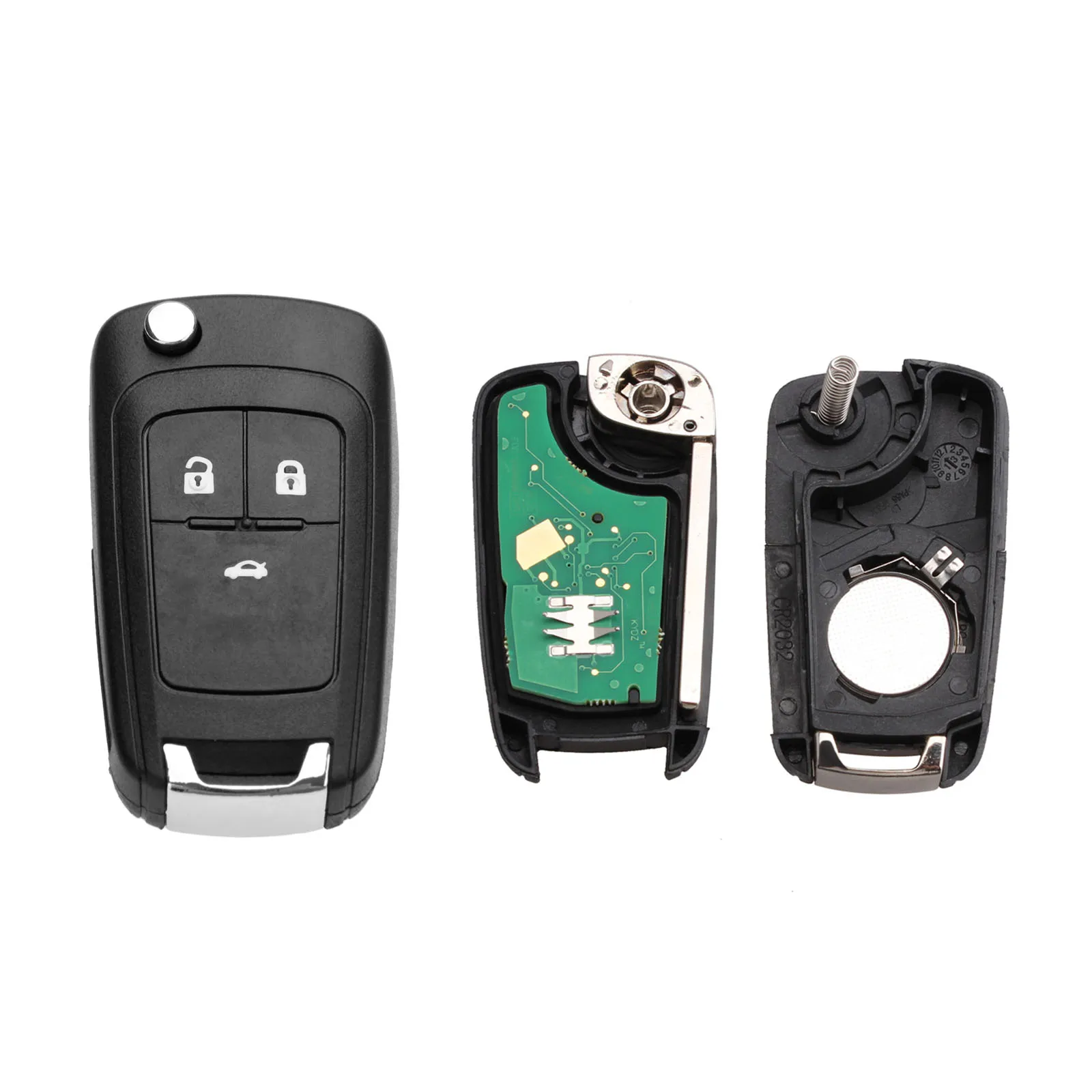 3 кнопки 433 МГц Автомобильный Дистанционный ключ для Opel Vauxhall Astra J Corsa E Insignia Zafira C с