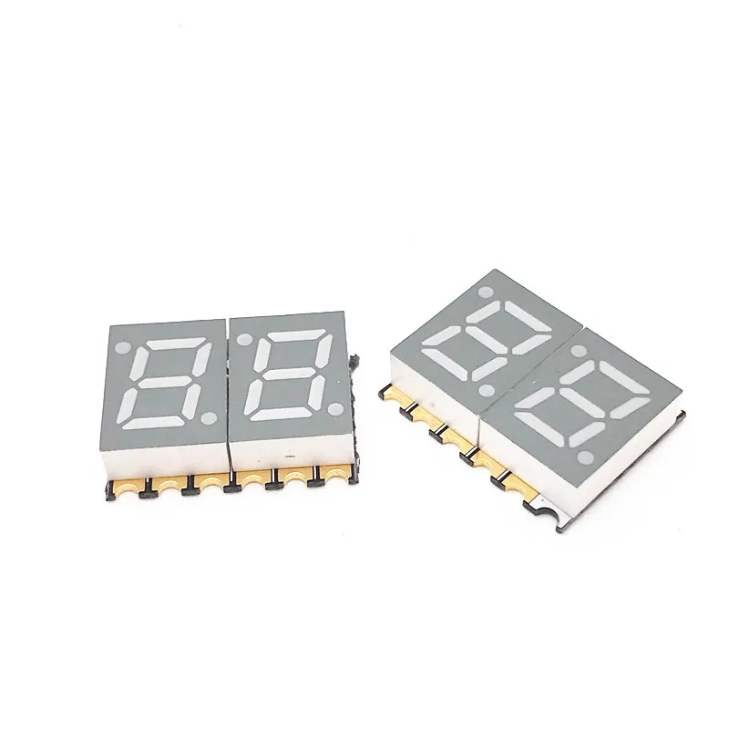 10 шт. 0 28 дюймов 7 сегментный SMD светодиодный дисплей Nixie трубка 2 бит цифровая